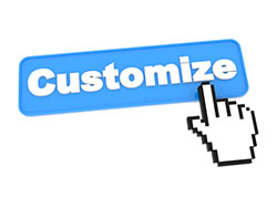Customize button